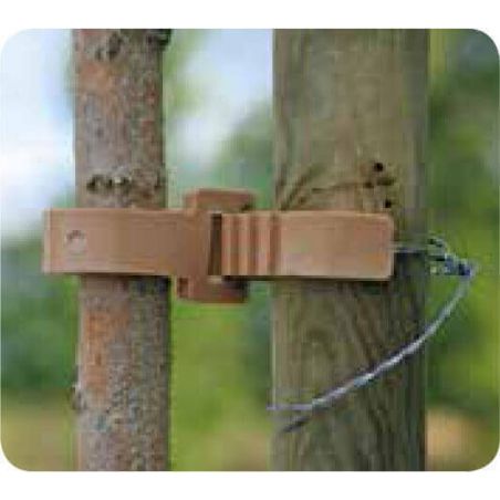 CEINTURE DE TUTEURAGE 60 CM MARRON CLAIR avec fil de fer (Carton de 1