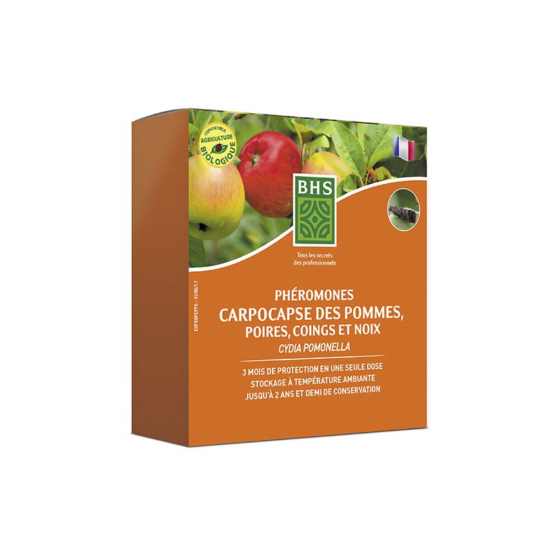 PHEROMONE CARPOCAPSE DES POMMES, POIRES, COINGS ET NOIX (Seringue)