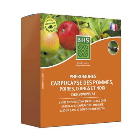 PHEROMONE CARPOCAPSE DES POMMES, POIRES, COINGS ET NOIX (Seringue)
